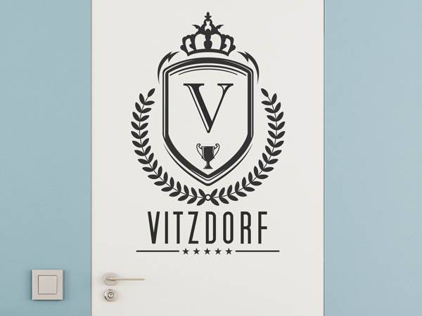 Wandtattoo Vitzdorf Wappen