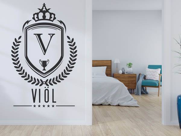 Wandtattoo Viöl Wappen