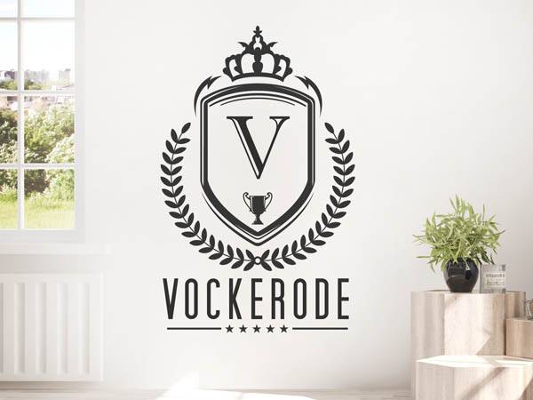 Wandtattoo Vockerode Wappen