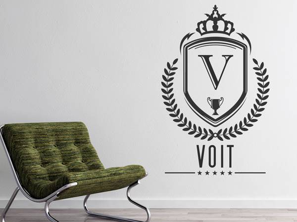 Wandtattoo Voit Wappen