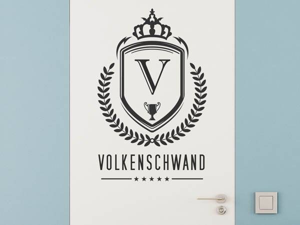 Wandtattoo Volkenschwand Wappen