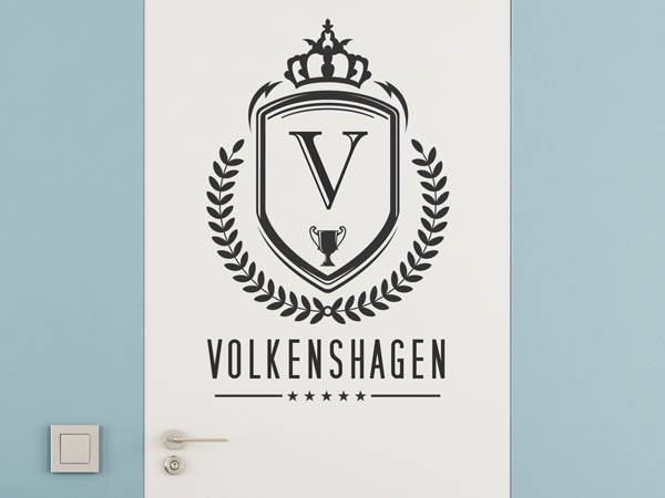 Wandtattoo Volkenshagen Wappen