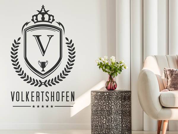Wandtattoo Volkertshofen Wappen