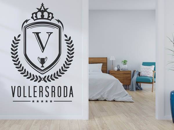 Wandtattoo Vollersroda Wappen