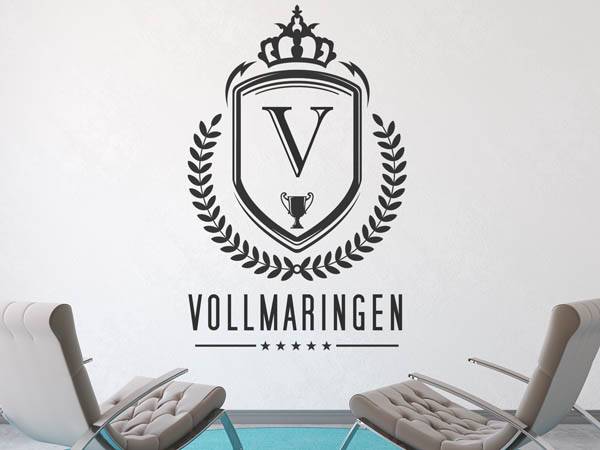 Wandtattoo Vollmaringen Wappen