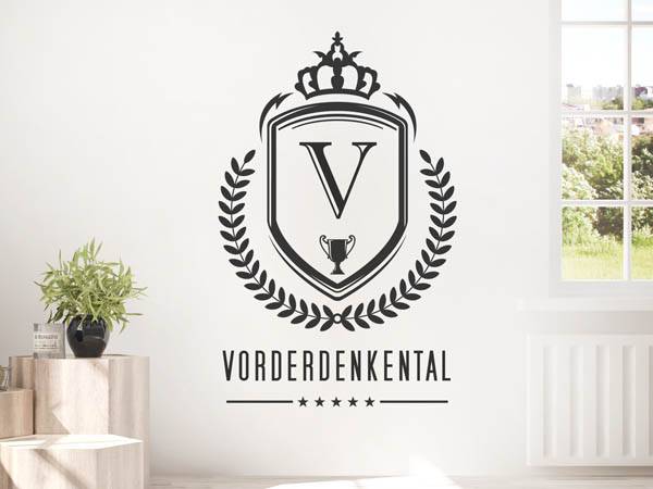 Wandtattoo Vorderdenkental Wappen