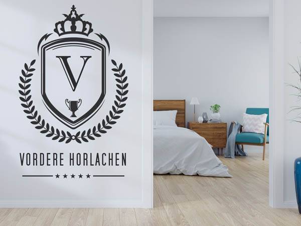 Wandtattoo Vordere Horlachen Wappen