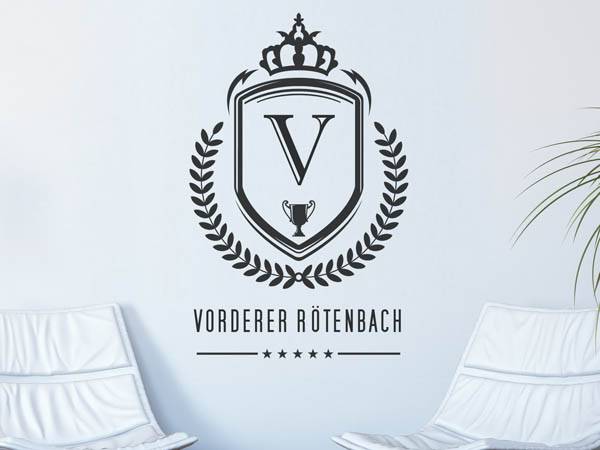 Wandtattoo Vorderer Rötenbach Wappen