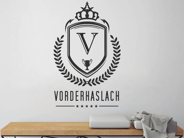 Wandtattoo Vorderhaslach Wappen