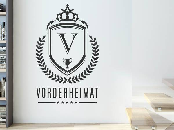Wandtattoo Vorderheimat Wappen
