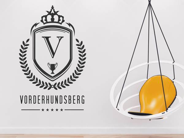 Wandtattoo Vorderhundsberg Wappen