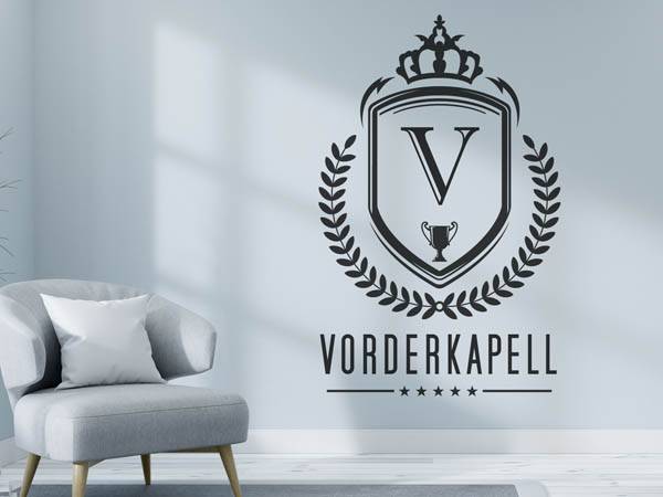 Wandtattoo Vorderkapell Wappen