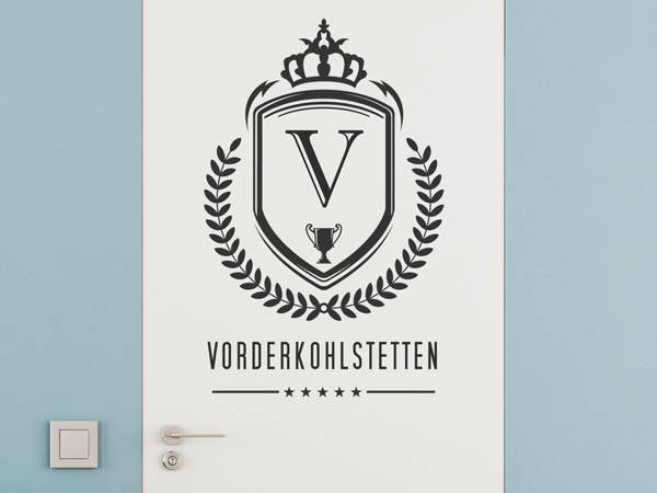 Wandtattoo Vorderkohlstetten Wappen