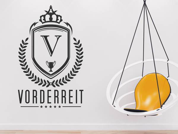 Wandtattoo Vorderreit Wappen