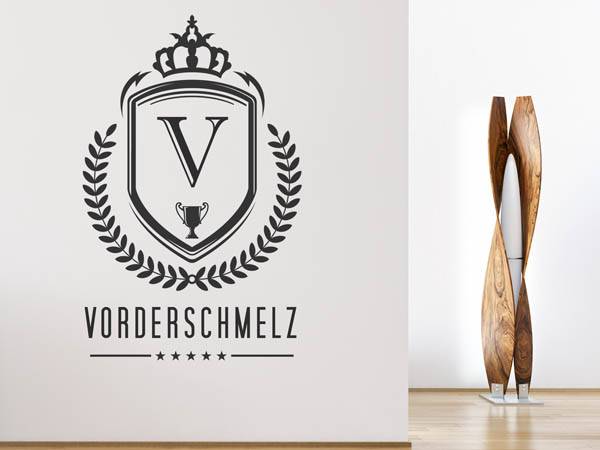 Wandtattoo Vorderschmelz Wappen