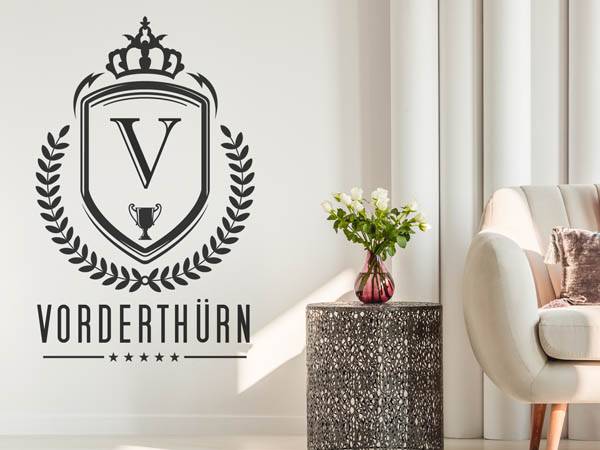 Wandtattoo Vorderthürn Wappen