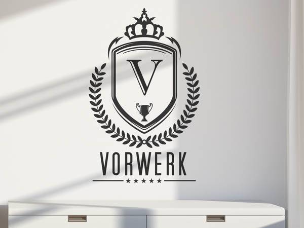 Wandtattoo Vorwerk Wappen