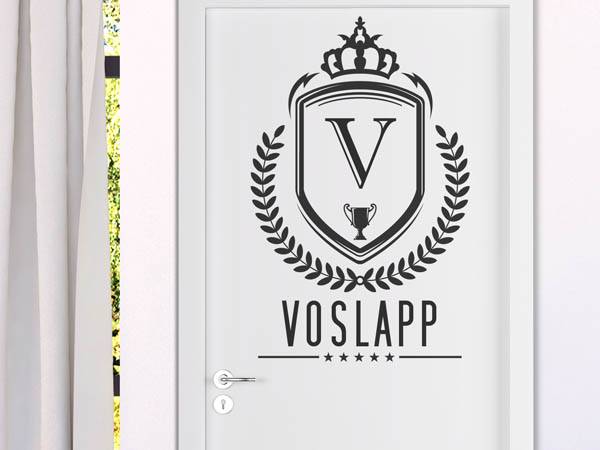 Wandtattoo Voslapp Wappen