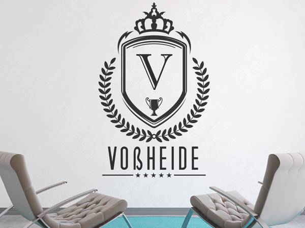 Wandtattoo Voßheide Wappen