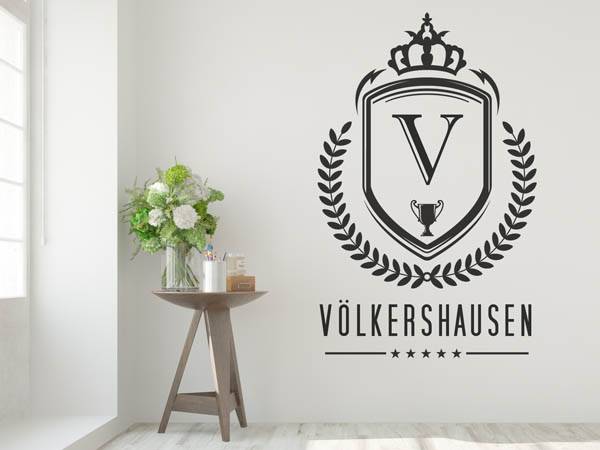 Wandtattoo Völkershausen Wappen