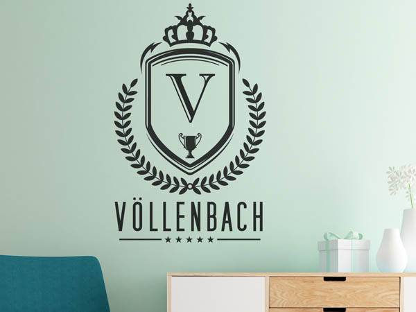 Wandtattoo Völlenbach Wappen
