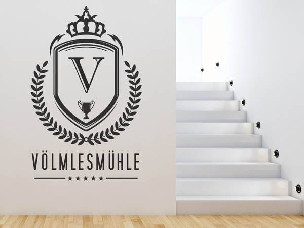 Wandtattoo Völmlesmühle Wappen