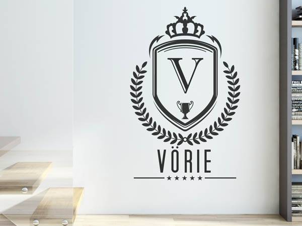 Wandtattoo Vörie Wappen