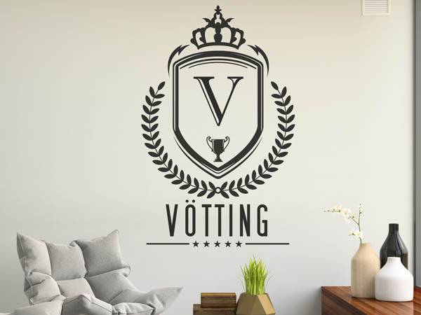 Wandtattoo Vötting Wappen