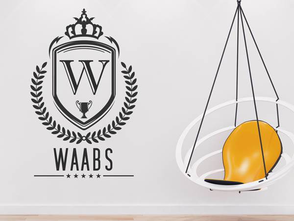 Wandtattoo Waabs Wappen