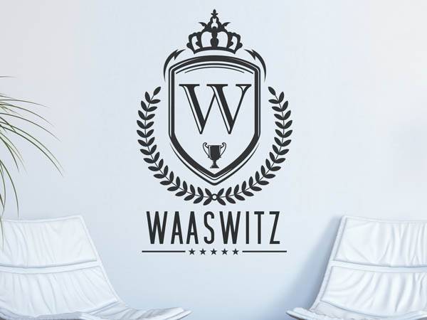 Wandtattoo Waaswitz Wappen