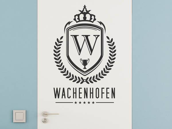 Wandtattoo Wachenhofen Wappen
