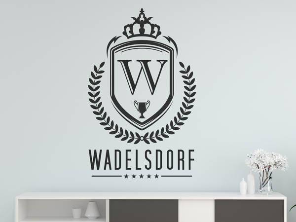 Wandtattoo Wadelsdorf Wappen