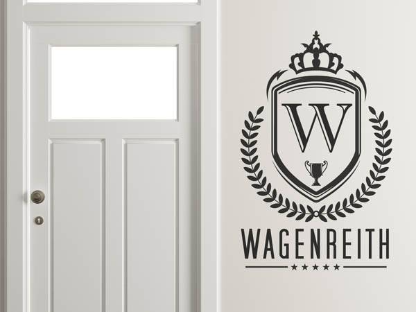 Wandtattoo Wagenreith Wappen