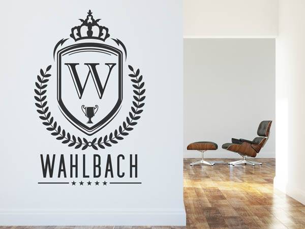 Wandtattoo Wahlbach Wappen