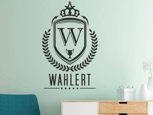 Wandtattoo Wahlert Wappen