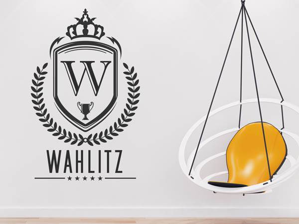 Wandtattoo Wahlitz Wappen