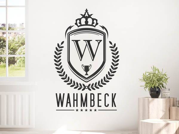 Wandtattoo Wahmbeck Wappen