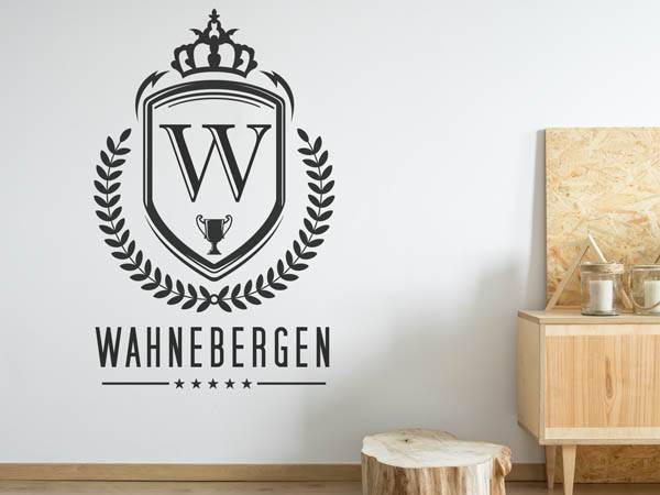 Wandtattoo Wahnebergen Wappen