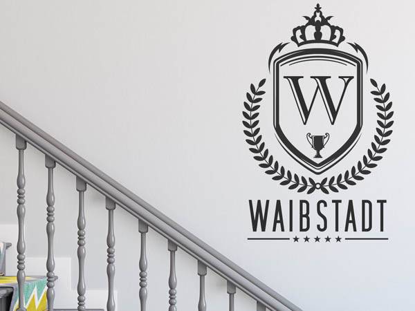 Wandtattoo Waibstadt Wappen