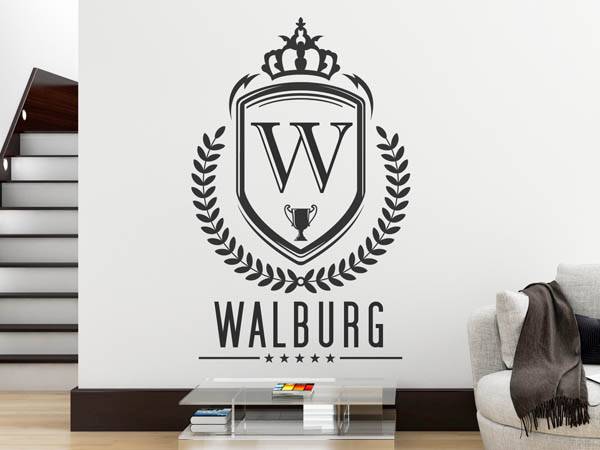 Wandtattoo Walburg Wappen