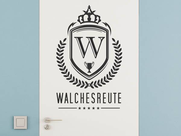 Wandtattoo Walchesreute Wappen