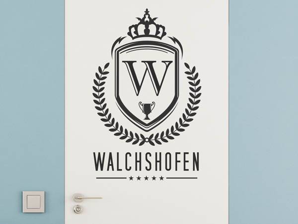 Wandtattoo Walchshofen Wappen