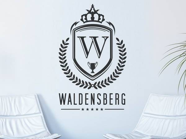 Wandtattoo Waldensberg Wappen