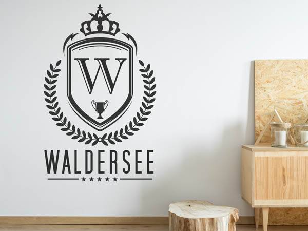 Wandtattoo Waldersee Wappen