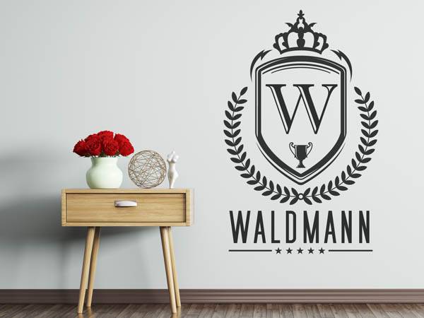Wandtattoo Waldmann Wappen