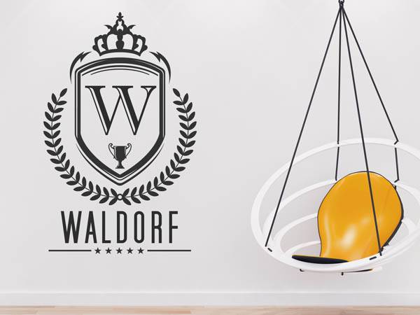 Wandtattoo Waldorf Wappen