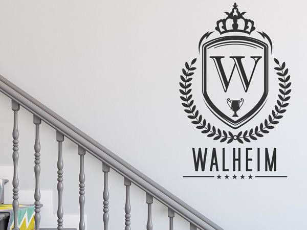Wandtattoo Walheim Wappen