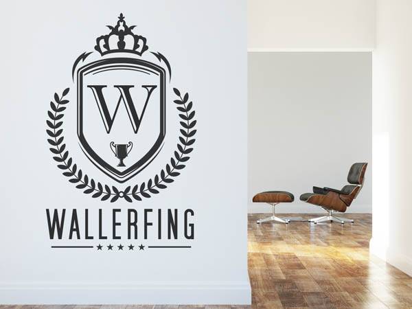 Wandtattoo Wallerfing Wappen