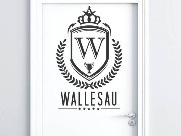 Wandtattoo Wallesau Wappen