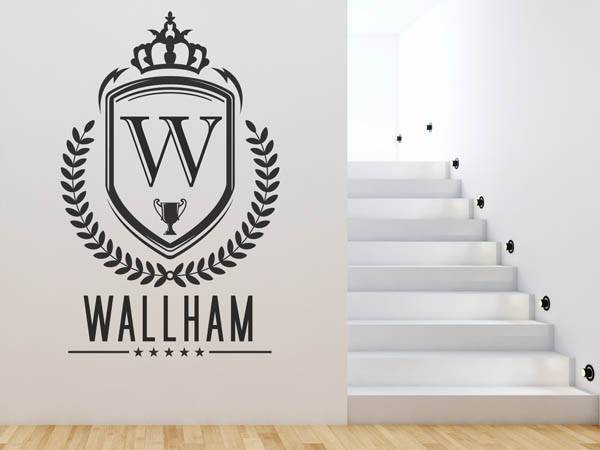 Wandtattoo Wallham Wappen